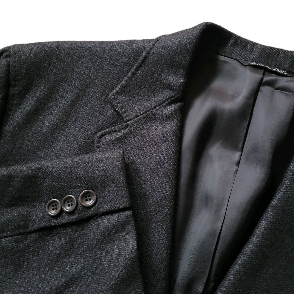 Canali Proposta Blazer 44R 50% Silk 50% Cashmere Sport Coat Patch Pockets Italy